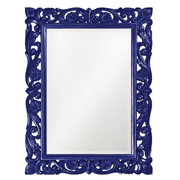 Vinyl Wall Covering Mirrors Mirrors Chateau Mirror - Glossy Navy
