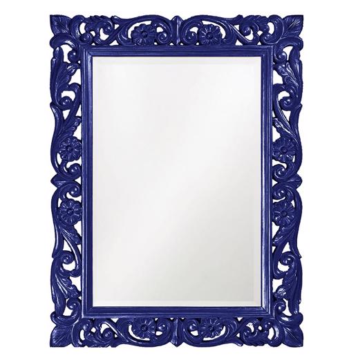  Mirrors Mirrors Chateau Mirror - Glossy Navy