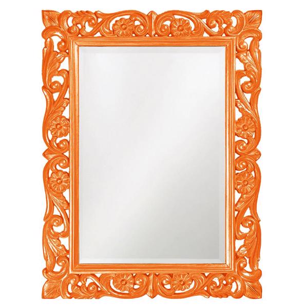 Vinyl Wall Covering Mirrors Mirrors Chateau Mirror - Glossy Orange