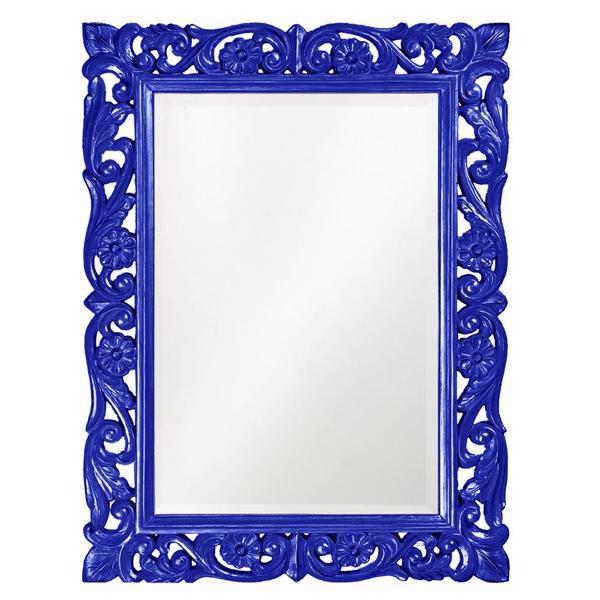 Vinyl Wall Covering Mirrors Mirrors Chateau Mirror - Glossy Royal Blue