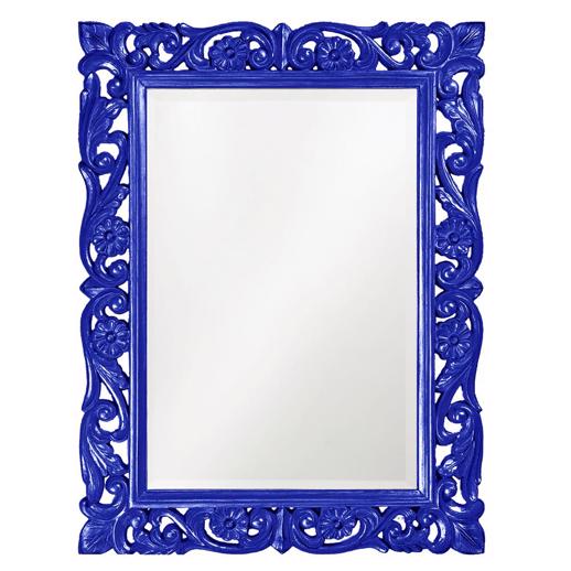  Mirrors Mirrors Chateau Mirror - Glossy Royal Blue