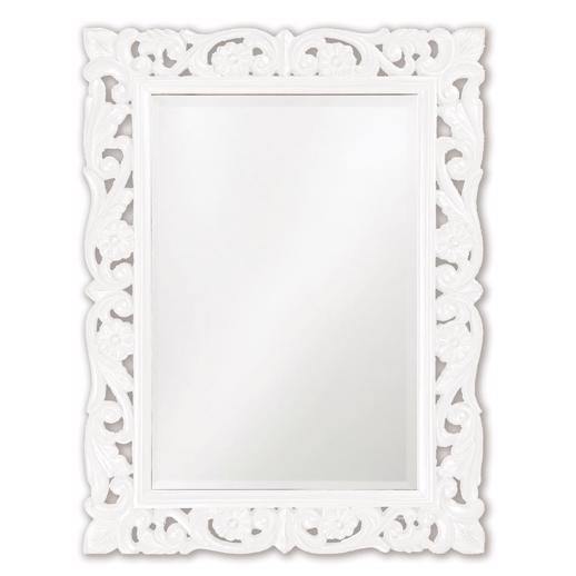  Mirrors Mirrors Chateau Mirror - Glossy White