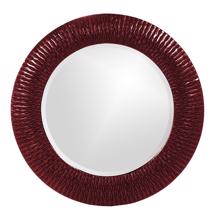 Bergman Mirror - Glossy Burgundy