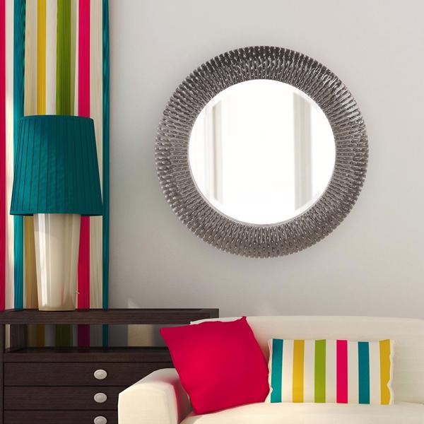 Vinyl Wall Covering Mirrors Mirrors Bergman Mirror - Glossy Charcoal