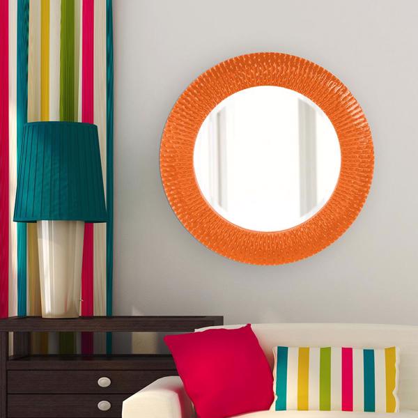 Vinyl Wall Covering Mirrors Mirrors Bergman Mirror - Glossy Orange