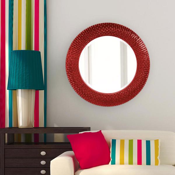 Vinyl Wall Covering Mirrors Mirrors Bergman Mirror - Glossy Red