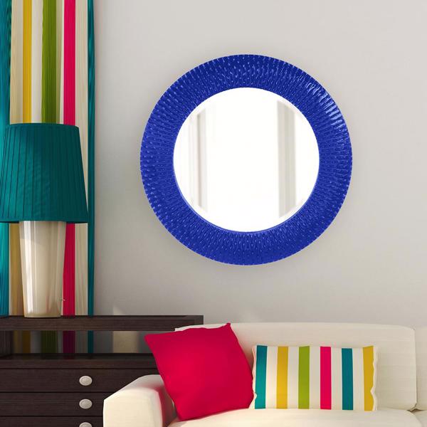 Vinyl Wall Covering Mirrors Mirrors Bergman Mirror - Glossy Royal Blue