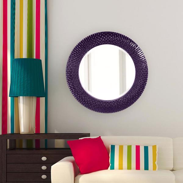 Vinyl Wall Covering Mirrors Mirrors Bergman Mirror - Glossy Royal Purple