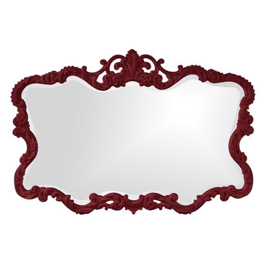  Mirrors Mirrors Talida Mirror - Glossy Burgundy