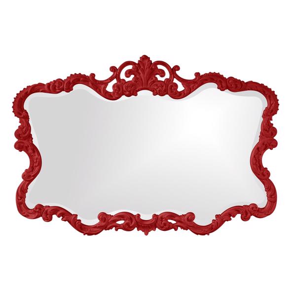 Vinyl Wall Covering Mirrors Mirrors Talida Mirror - Glossy Red