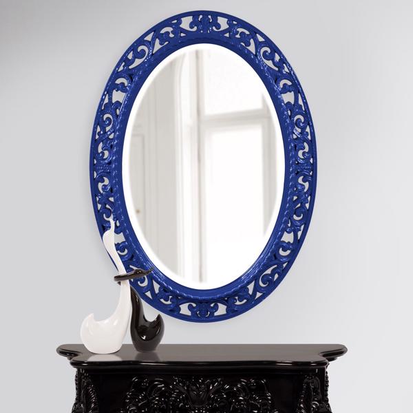 Vinyl Wall Covering Mirrors Mirrors Suzanne Mirror - Glossy Royal Blue