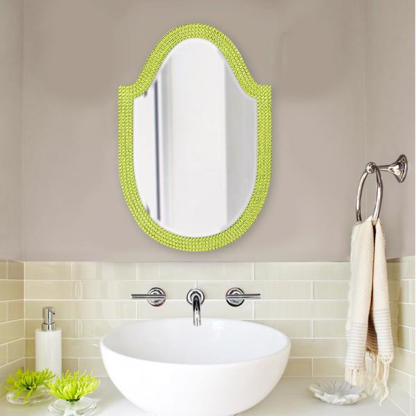 Vinyl Wall Covering Mirrors Mirrors Lancelot Mirror - Glossy Green