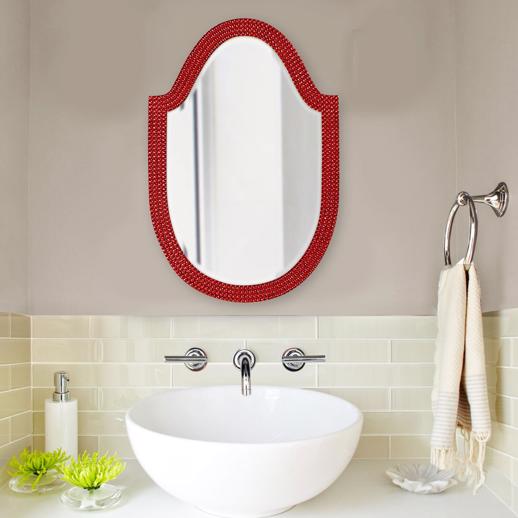  Mirrors Mirrors Lancelot Mirror - Glossy Red