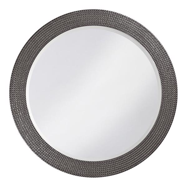 Vinyl Wall Covering Mirrors Mirrors Lancelot Mirror - Glossy Charcoal