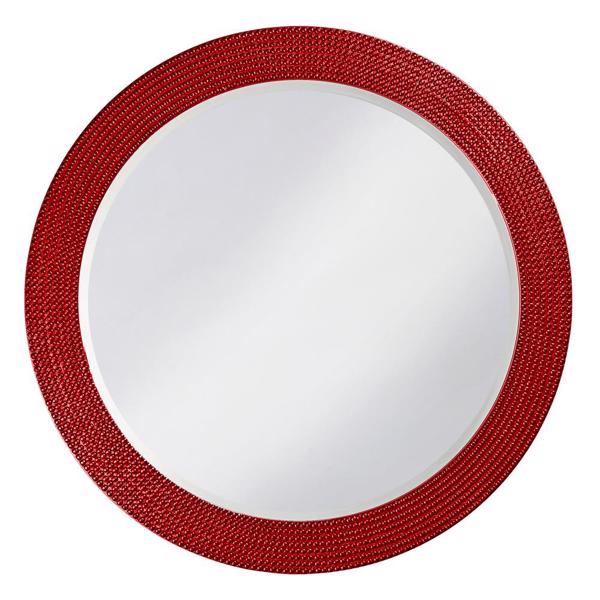 Vinyl Wall Covering Mirrors Mirrors Lancelot Mirror - Glossy Red
