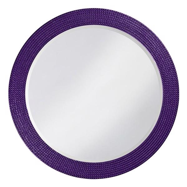 Vinyl Wall Covering Mirrors Mirrors Lancelot Mirror - Glossy Royal Purple
