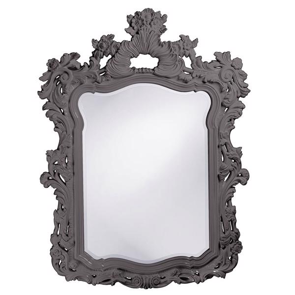 Vinyl Wall Covering Mirrors Mirrors Turner Mirror - Glossy Charcoal