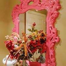 Turner Mirror - Glossy Hot Pink