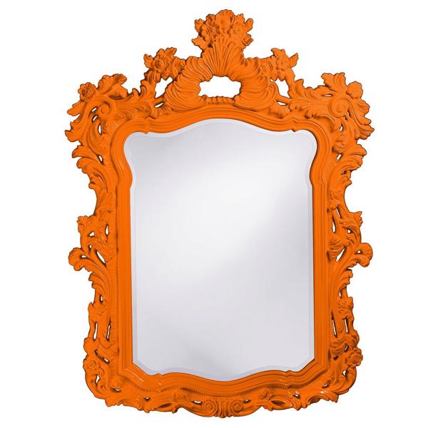 Vinyl Wall Covering Mirrors Mirrors Turner Mirror - Glossy Orange