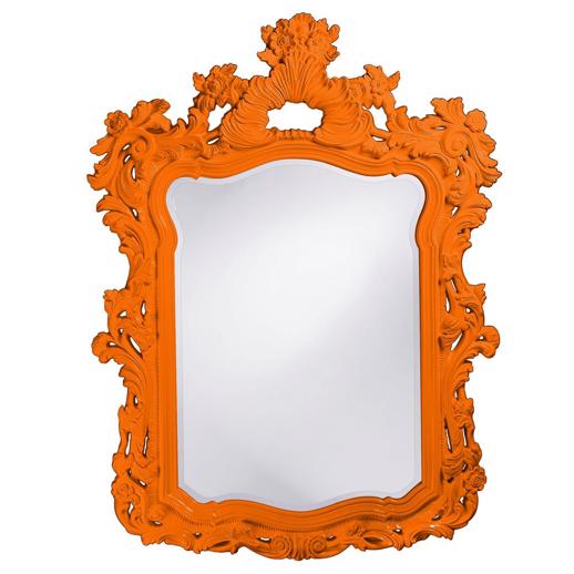  Mirrors Mirrors Turner Mirror - Glossy Orange