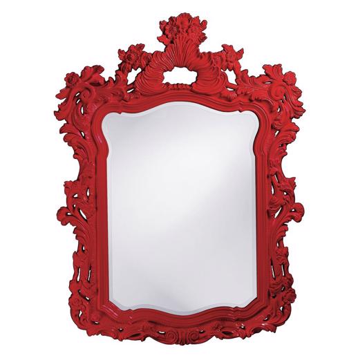  Mirrors Mirrors Turner Mirror - Glossy Red