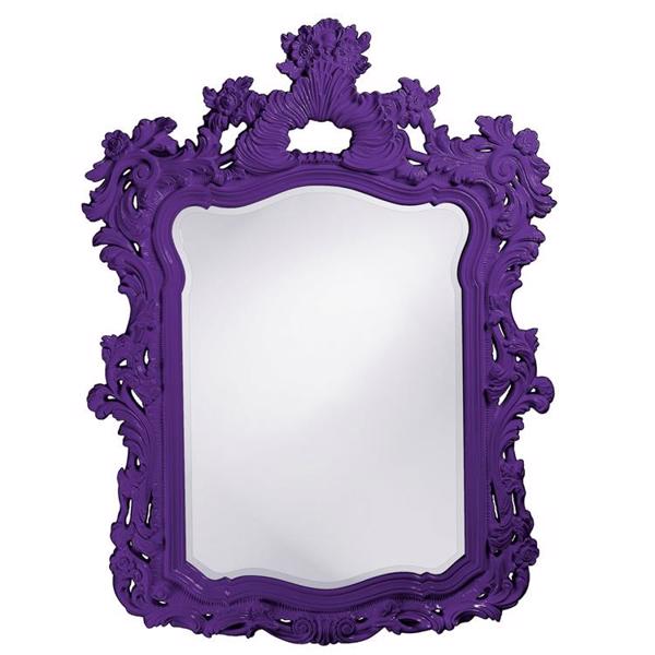 Vinyl Wall Covering Mirrors Mirrors Turner Mirror - Glossy Royal Purple