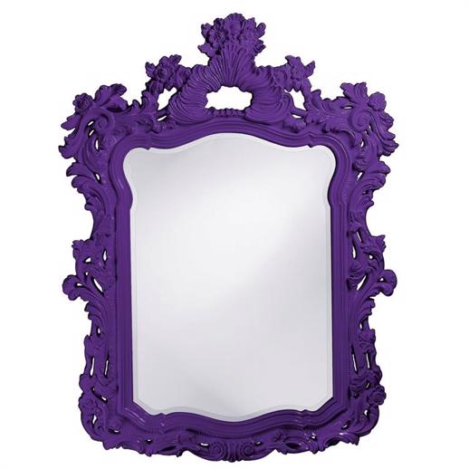  Mirrors Mirrors Turner Mirror - Glossy Royal Purple