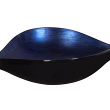 Cobalt Blue Wood Bowl