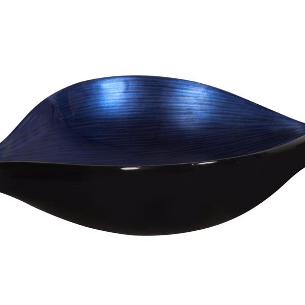 Vinyl Wall Covering Accessories Accessories Cobalt Blue Wood Bowl