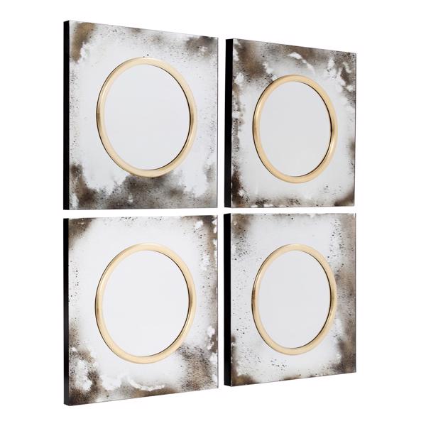 Vinyl Wall Covering Mirrors Mirrors Spectra Mirror Set of 4