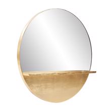 Emilie Guilded Mirror with Shelf