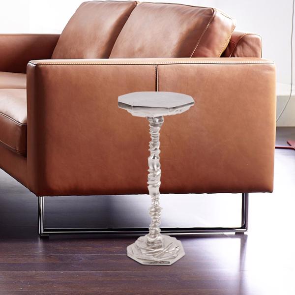 Vinyl Wall Covering Accent Furniture Accent Furniture Rock Cut Cast Aluminum Martini Table