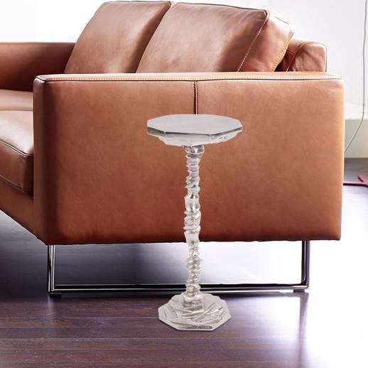  Accent Furniture Accent Furniture Rock Cut Cast Aluminum Martini Table