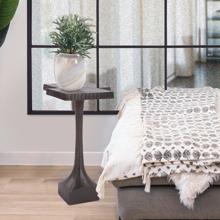 Chiseled Cast Aluminum Martini Table