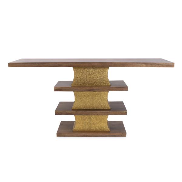 Vinyl Wall Covering Accent Furniture Accent Furniture Robin Baron Mattia Console Table