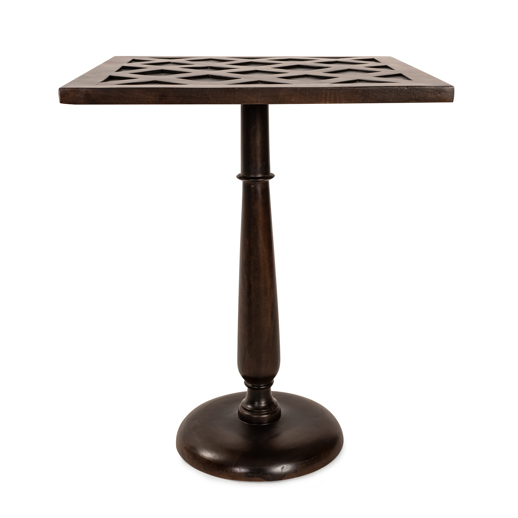  Accent Furniture Accent Furniture Dark Lattice Table