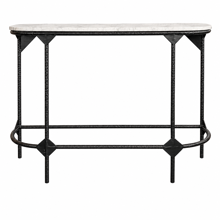 Marcello Iron and Marble Console Table