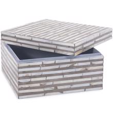 Julianna Square Mother of Pearl High Box