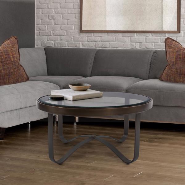 Vinyl Wall Covering Accent Furniture Accent Furniture Round Metal Coffee Table
