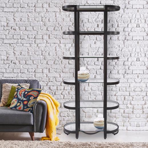  Accent Furniture Accent Furniture Brooklyn Iron Etagere