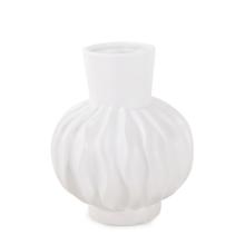 Herring Bulbous Abstract Vase- Small