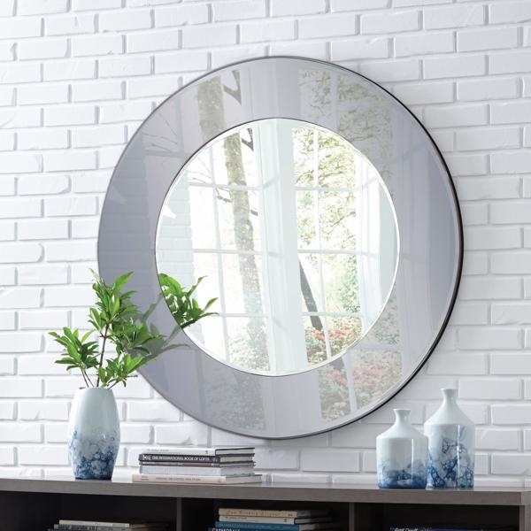 Vinyl Wall Covering Mirrors Mirrors Auryn Round Mirror