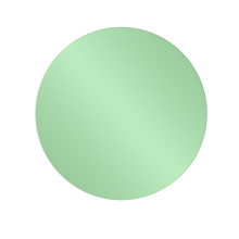 Balducci Round Emerald Green Mirror Small