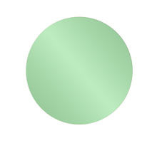 Balducci Round Emerald Green Mirror Small