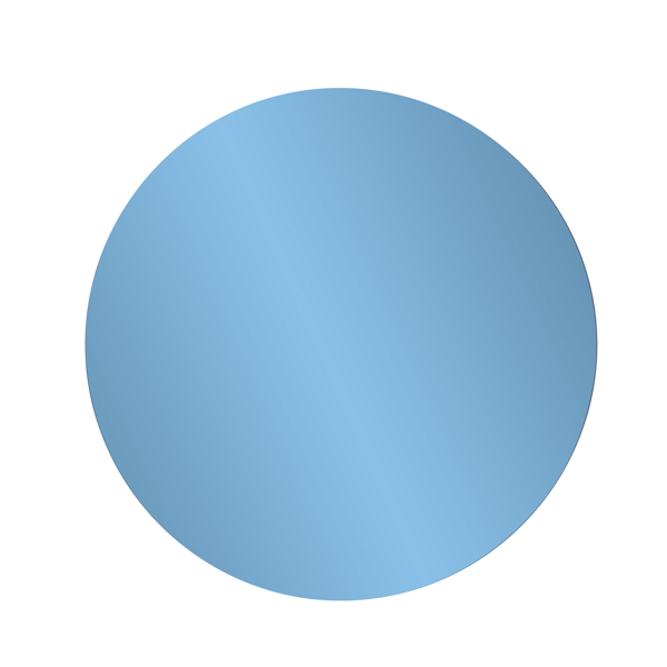 Vinyl Wall Covering Mirrors Mirrors Balducci Round Sapphire Blue Mirror Small