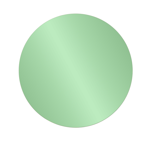 Vinyl Wall Covering Mirrors Mirrors Balducci Round Emerald Green Mirror Large