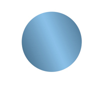 Balducci Round Sapphire Blue Mirror Large
