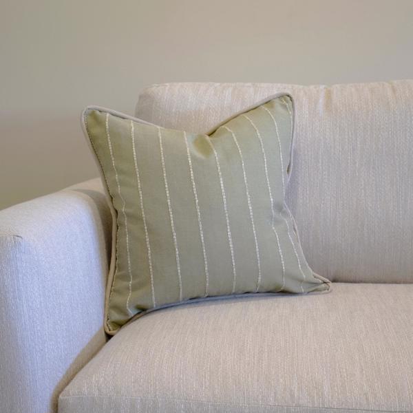 Vinyl Wall Covering Textiles Textiles 24 x 24 Pillow Evie Moss - Down Insert