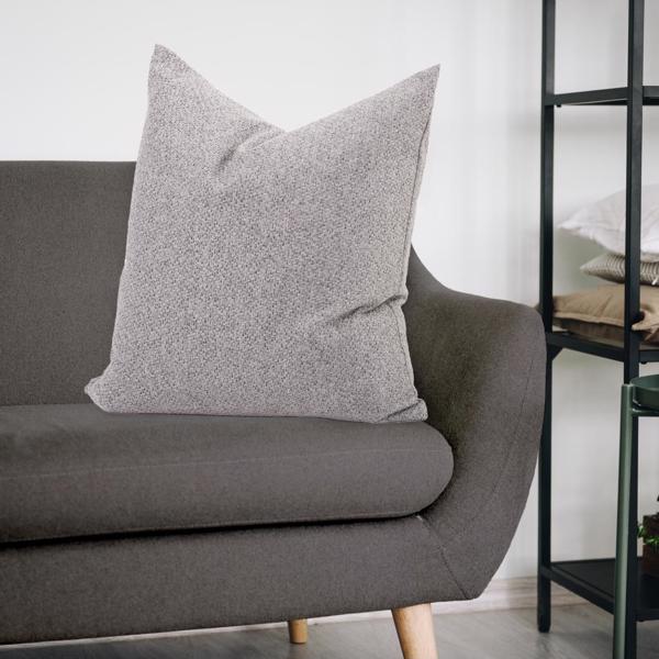 Vinyl Wall Covering Textiles Textiles 24 x 24 Pillow Panama Stone  - Poly Insert