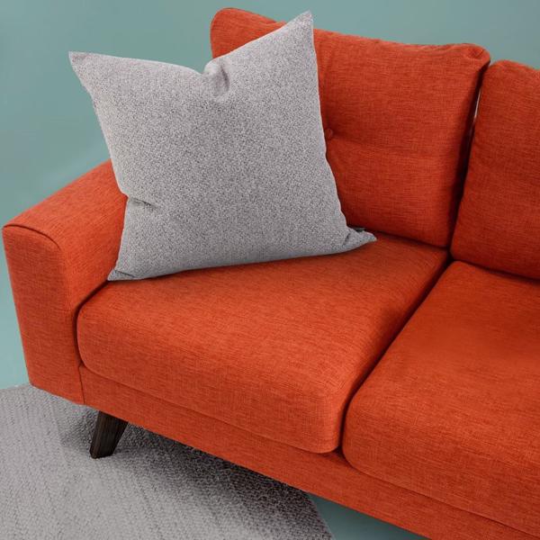 Vinyl Wall Covering Textiles Textiles 24 x 24 Pillow Panama Stone  - Down Insert